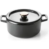 Beka Cocotte ronde en fonte émaillée 26cm noir - - 15141264 - nori