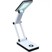 Maximex Lampe Led De Bureau Pliante Oka - H. 24 Cm - Blanc