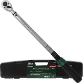 Rockforce ForsagePol Premium - Clé dynamométrique (1/2'', 40-220 Nm, à clic, en coffret plastique robuste), clé réglable
