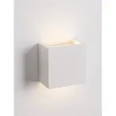 Lyora Applique murale carrée Sensia blanc 12,5 cm