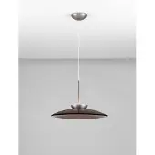Lyora Suspension Esti verre fumé Ø 50cm