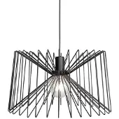 Lyora Lampe à fil noir Ness Ø45cm