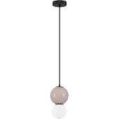 Lyora Suspension Noesis Ø 15cm brun moka avec blanc