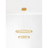Lyora Suspension dorée Luana 2 lumières
