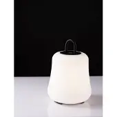 Nova Luce Lampe de table Jigra Anthracite rechargeable avec blanc