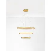 Lyora Suspension dorée Luana 3 lumières