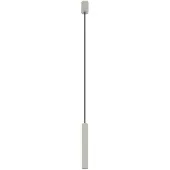 Nowodvorski Lighting Suspension FOURTY grise 1xGU10x10W en métal, dimensions : 133 x 4 x 4 cm, IP20, Lighting