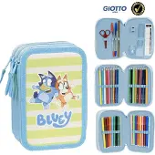 Cerdá CERDÀin - Premium Bluey Trójkomorowy Piórnik Akcesorium do Szkoy
