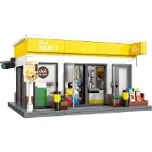 Deqube Shell Store Construction Game 303 Pieces Jaune Enfants