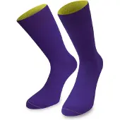 Normani Chaussettes jaune / violet