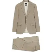 BOSS Costume deux pièces Regular en tissu facile d’entretien