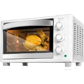Cecotec Four de table Bake&Toast 3090 Blanc, capacité de 30 litres, 1500 W, 5 fonctions différentes, inclut un gril