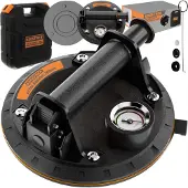 Bigstren Ventouse puissante Ventouse pour verre Ventouse à vide avec pompe & manomètre 200 kg pour le transport de verre & de carreaux 22479