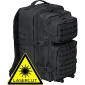 Brandit BD8024 | US Cooper Lasercut large Taille unique - Couleur : noir - Taille : taille unique