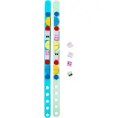 LEGO 41923 DOTS Monster Bracelets d'amitié, bijoux pour enfants, 2 x bracelets pour enfants avec 32 petites pierres, bricolage pour enfants