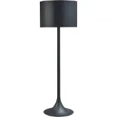 Masterlight Lampadaire Trip 60 Disk 178cm noir