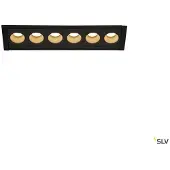 SLV Lampe encastrée LED Milandos 6-lichts 6x160 lumens noir