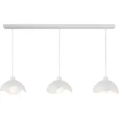 Masterlight Lampe suspendue de bureau Volta 3x Ø30cm - blanc