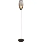 Masterlight Lampe de pied en verre Olive 1x E27 - cacao