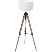 Mexlite Lampadaire trépied Triek avec capot blanc