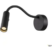 SLV Lampe de chevet flexible Karpo Goose noir
