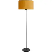 Highlight Lampadaire Project noir avec abat-jour jaune Ø 45cm