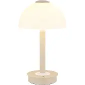 Globo Lampe de table moderne Uldin brun sable