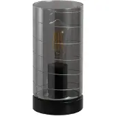 Searchlight Lampe de table Broughton verre fumé
