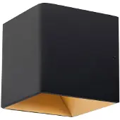 Highlight Spot apparent design Stretto S noir avec or