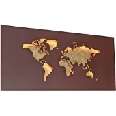 Paul Neuhaus Applique Map brun rouille
