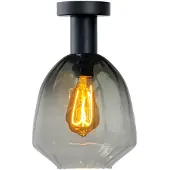 Masterlight Plafonnier - Ø 20cm - Porto avec verre vert Nicolette