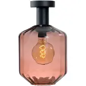 Masterlight Plafonnier - Ø 19cm - Porto avec verre rouge Jagger