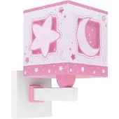 DALBER Applique rose Moonlight pour chambre d'enfant
