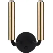 Lyora Applique en or noir Stalactite 2 lumières