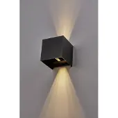 Nova Luce Spot carré en saillie Epic anthracite