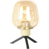 Steinhauer Lampe de table Reflexion Ø 14cm - avec verre ambré