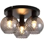 Searchlight Plafonnier Radiance 3 lumières noir