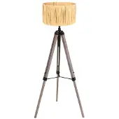 Steinhauer Lampadaire trépied Triek avec capuche couleur paille