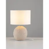 Lyora Lampe de table Nagomi beige avec capuche crème