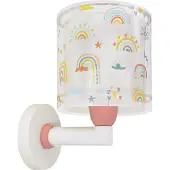 DALBER Applique murale Rainbow rose pour chambre d’enfant