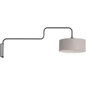 Steinhauer Applique murale Bloeba noir avec gris