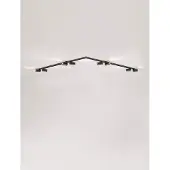 Lyora Plafonnier à 8 lumières Oso noir