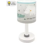 DALBER Lampe de table Rhino & Croco gris