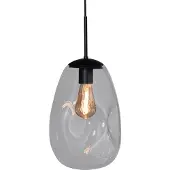 Masterlight Lampe suspendue Lava 1x verre transparent Ø 22,5 cm