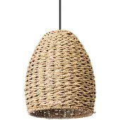 Eth Lampe suspendue en rotin Lara Ø 23cm fermé