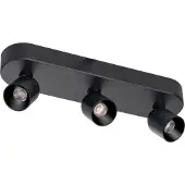 Eth Projecteur de surface à 3 lumières Dennis LED - Noir