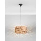 Lyora Suspension Ponn Rotin Ø 40cm