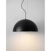 Nova Luce Suspension élégante Tholos noir Ø 60cm