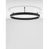 Lyora Plafonnier Motif noir Ø 80cm