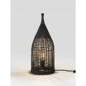Lyora Lampadaire bohème Naos rotin 54,5H noir